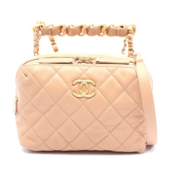 Chanel Matelasse Small Bowling Shoulder Bag - Picture 1 of 7